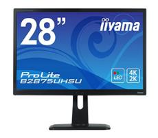 iiyama製　28型Ultra HD 4K2K（対応解像度3840×2160）液晶ディスプレイ「iiyama ProLite B2875UHSU」